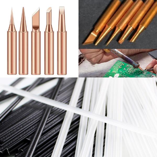 プラスチック 溶接機 はんだ 替えチップ 5種 溶接芯 2種 20個 溶接棒 純正エアロ 割れない ...