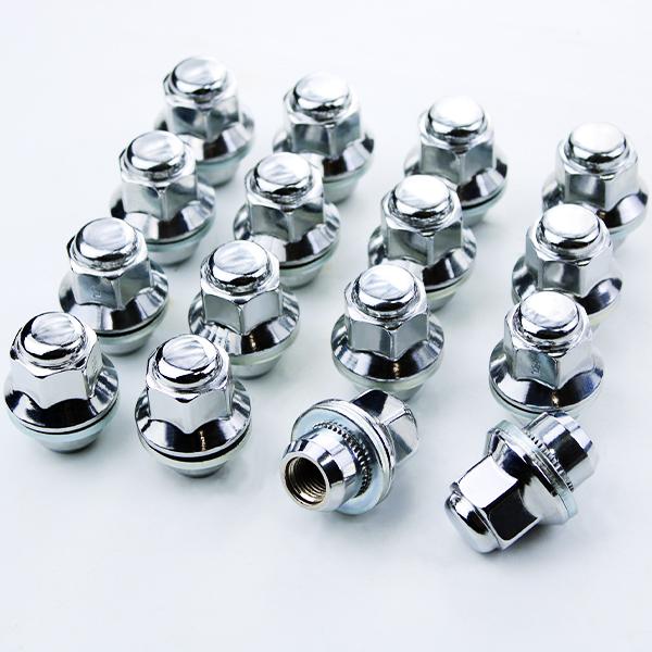 ホイールナット 16個 平座ナット P1.25 日産 純正 ホイール 用 シャンク径 20mm スト...