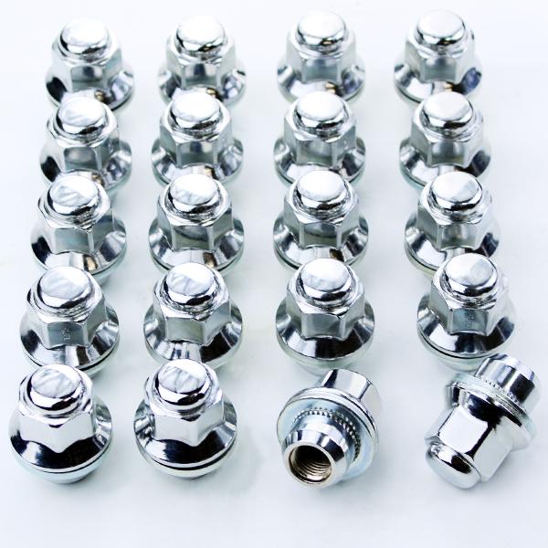 ホイールナット 20個 平座ナット P1.25 日産 純正 ホイール 用 シャンク径 20mm スト...