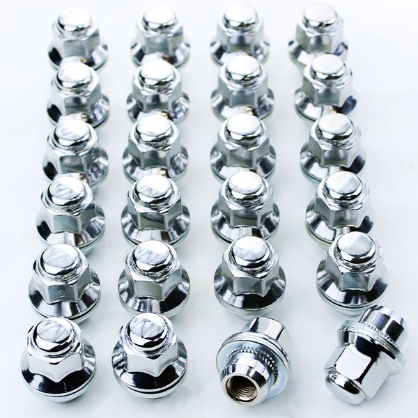 ホイールナット 24個 平座ナット P1.25 日産 純正 ホイール 用 シャンク径 20mm スト...