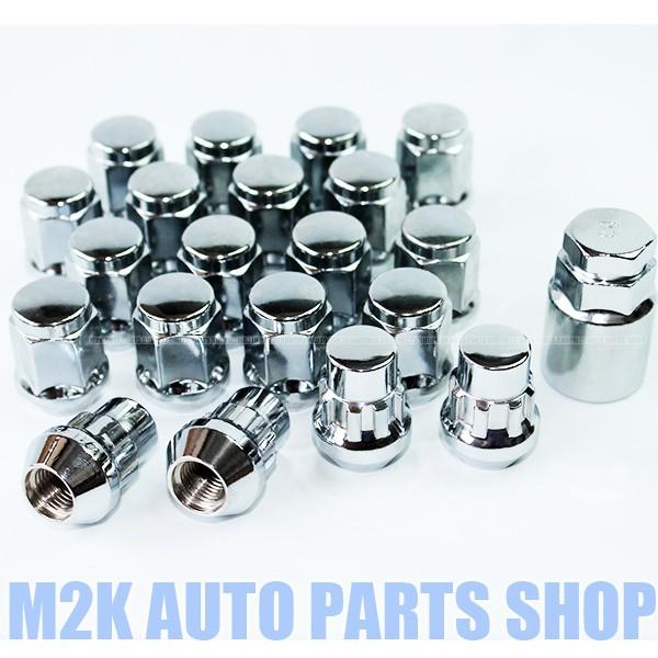 ロックナット 計 20本 ホイールナット メッキ M12 P1.25 19HEX 4個 16本 5穴...