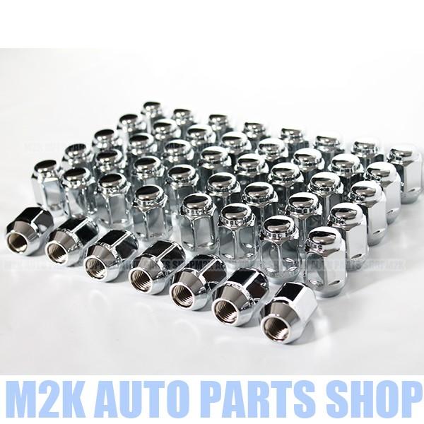 ツバ付き ホイールナット メッキ P1.5 21HEX 50個 M12 トヨタ ダイハツ マツダ ミ...