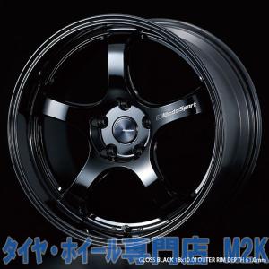 18インチ WEDS SPORTS RN-05M ブラックホイール 9.5J +22 +38 +45 +36 5H PCD 100 114.3 120 1本 jdm usdm bmw 業販｜m2k