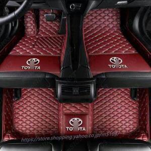 トヨタ FJクルーザー 専用フロアマット皮革フロアマット洗いやすいカーペット｜m5103