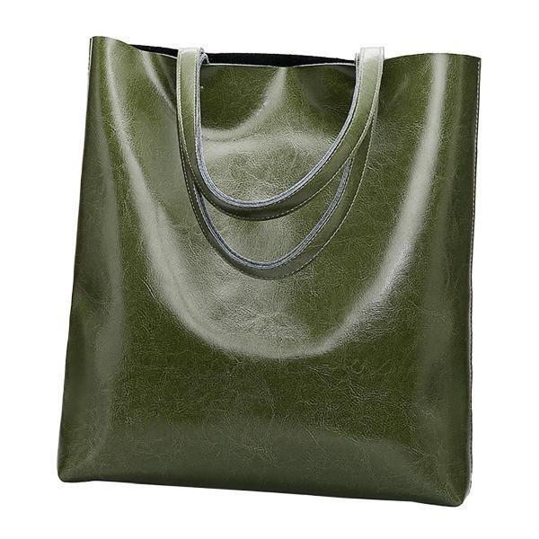 高級女性用ハンドバッグショッピングバッグトップハンドル大容量のデートグリーン