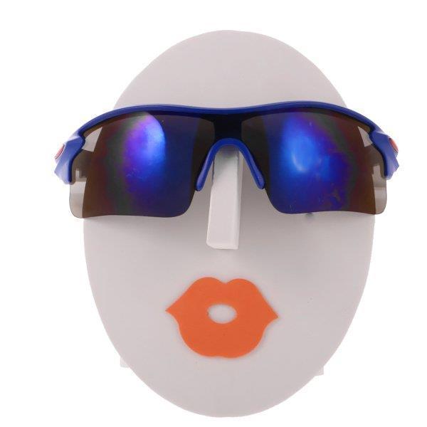 女性の顔の眼鏡サングラスの眼鏡のディスプレイスタンドホルダーホワイトオレンジ