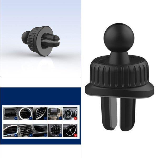 電話マウントベースの調整可能なノブの引っかき傷-車のエアアウトレットクリップ13mmに耐性