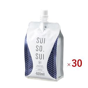 水素水 高濃度水素水 軟水 国産 パウチ 水素 H2 定期 SUISO.SUI h-600mV 330ml 30本入 美容と健康におすすめ プレゼントにも