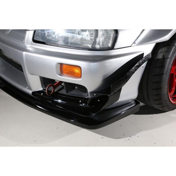 GT-tune 　R34スカイライン　ER34 HR34 前期純正バンパー用カナードキット　２ドア４...
