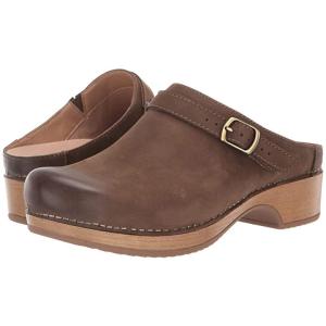 Dansko Berry レディース クロッグ Mushroom Burnished Nubuck