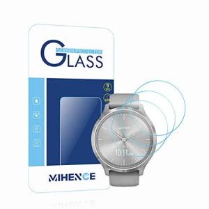 Mihence Compatible  Garmin Vivomove 3 保護フィルム, 9H ガラス保護フィルム 対応
