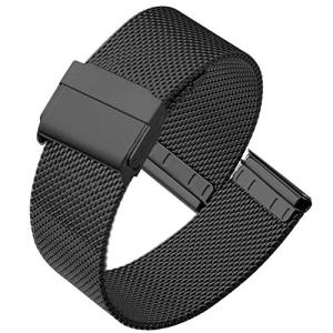 REOTTI 時計ベルト ステンレス メッシュ スライド式 4色 12mm 14mm 16mm 17mm 18mm 19mm 20mm 22mm (1