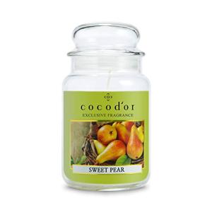 COCODOR ココドール ラージジャー キャンドル スウィートペア イタリア製 アロマキャンドル - プレゼント 女性 誕生
