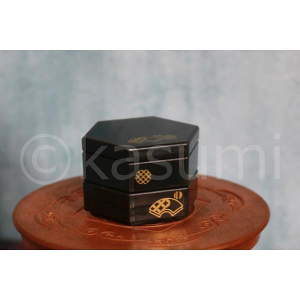 エポック ガチャ カプセルコレクション 和食器 其の弐 【六角重箱】 ミニチュア