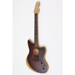Fender　American Acoustasonic Jazzmaster All-Mahogany Bourbon Burst [US229309A]