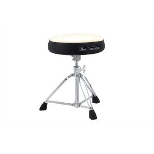 ADAL 特注 円形レザー ドラムスツール Pearl D-1500 Cloth Seat Top D-1500RST(Red) : 松田楽器店ヤフー