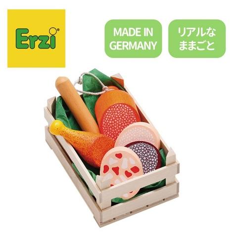 Erzi (エリツィ)  ソーセージアソートセット　ドイツ生まれの 木製ままごと