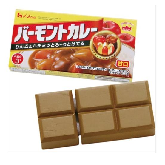 エドインターの木のおままごと食材　バーモントカレー（甘口）　木製ままごと　アルコール除菌OK