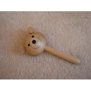 Rhythm Poco (リズムポコ)　ベアラトル（マラカス）　黒  パッケージなしのためギフト包装...