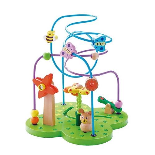 エドインター　おさんぽくまさん　森の遊び道具　動きを楽しむ木製玩具