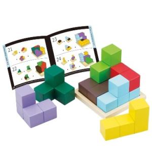 エドインターの知の贈り物　賢人パズル  木製知育玩具