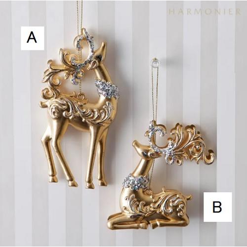ハルモニア　ゴールデンディアーオーナメント A/B　クリスマス　Harmonier