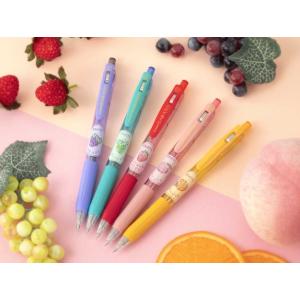 限定　サラサクリップ 香りつきフルーツ　５色セット　ゼブラ　