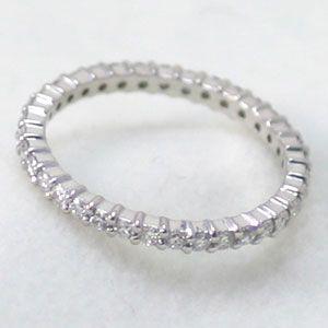 プラチナ ダイヤモンド フルエタニティー リング SIクラス Pt900 指輪 ダイヤ 0.5ct｜ma38