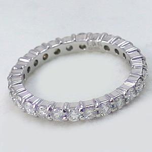 プラチナ ダイヤモンド フルエタニティー リング SIクラス Pt900 指輪 ダイヤ 1.0ct｜ma38