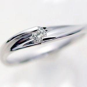 ダイヤモンド プラチナ ピンキーリング 一粒 ダイヤリング Pt900 指輪 ダイヤ 0.07ct｜ma38