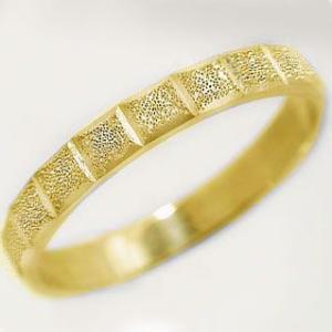 ゴールド 結婚指輪 マリッジリング スターダスト ペアリング K18yg 指輪｜ma38