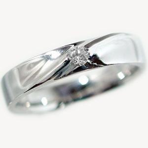 ダイヤモンド プラチナ900 ボリュームたっぷりのピンキーリングとしても ダイヤリング Pt900 指輪 ダイヤ 0.07ct｜ma38