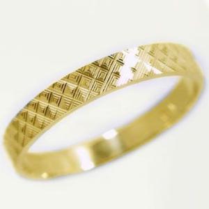 ゴールド 結婚指輪 マリッジリング ダイヤカット ペアリング K10yg 指輪