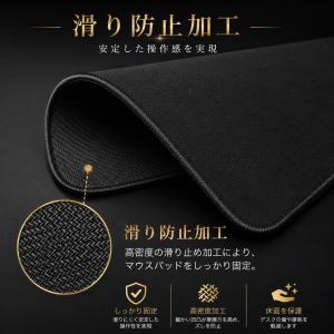 マウスパッド 薄型 おしゃれ ゲーミング 黒色...の詳細画像5
