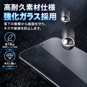 iPhoneフィルム 対応 強化ガラス 2枚セ...の詳細画像4