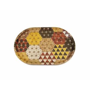 箱根・寄木細工／ミニお盆（亀甲柄） pd_d60218f3f91057b9cd3405361e2