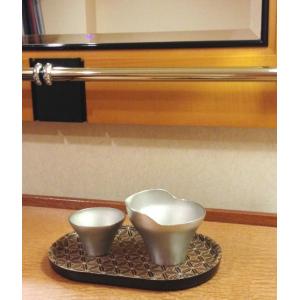 箱根寄木細工のトレイ 麻の葉亀甲模様 楕円 日本製の詳細画像4