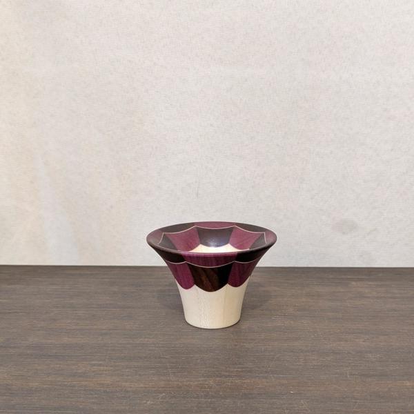 お猪口 寄木細工 富士山 日本製