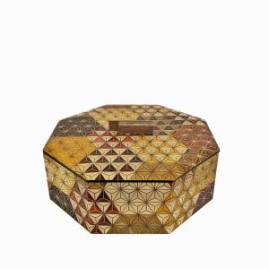 ティッシュケース(ボックス) 木製 寄木細工 : クラフトえいと - 通販