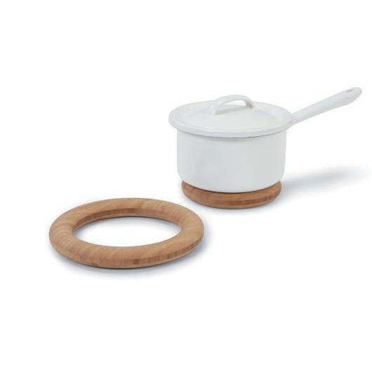 竹集成材の鍋敷き ＧＲＩＰ Ｌサイズ TEORI