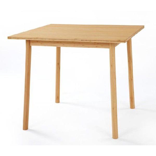 ダイニングテーブル 竹集成材 Square Table 日本製 W850ｘD850ｘH700mm Ｔ...
