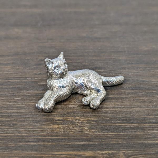 太田祐輔 ちょこんとねこ 錫製箸置き アトリエy