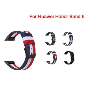 Huawei Honor 6 Honor Band 6 対応 交換ベルト ナイロン製 柔らかい 交換ストラップ ベルト 交換用バンド｜mabikara