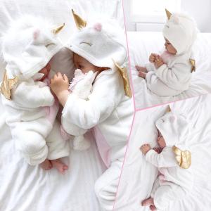 ベビー服 ユニコーン 赤ちゃん ロンパース カバ...の商品画像
