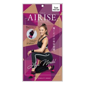 60％OFFクーポン＆ポイント15倍 メール便 AIRISE エアライズ アヤモデル 正規品 フィットネス プロデューサー AYA監修 5本指 靴下 ソックス 男女 トレーニング