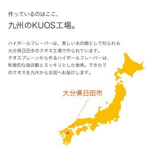 強炭酸水 クオス ハイボールフレーバー 500...の詳細画像3