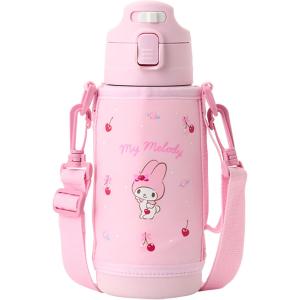 サンリオ SANRIO 2WAYステンレスボトル マイメロディ 子供 保温 保冷両用 620mL ダイレクトキャップ使用時670mL 名前スペース付き 096041