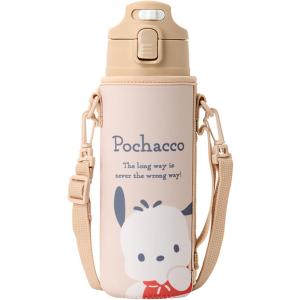 サンリオ ポチャッコ カバー付ステンレスボトル 470mL 保冷 キッズ 水筒