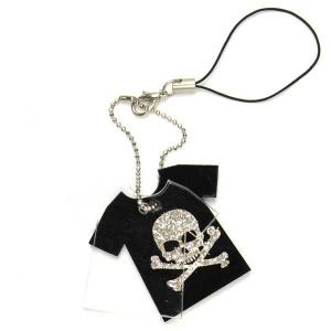 プレート ストラップ キーホルダー ブラック ...の詳細画像1