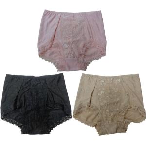 シェイプアップ　ショーツガードル　ジャガード柄生地　キュッと美腹　ＭＬ　レディス　p30-zk17